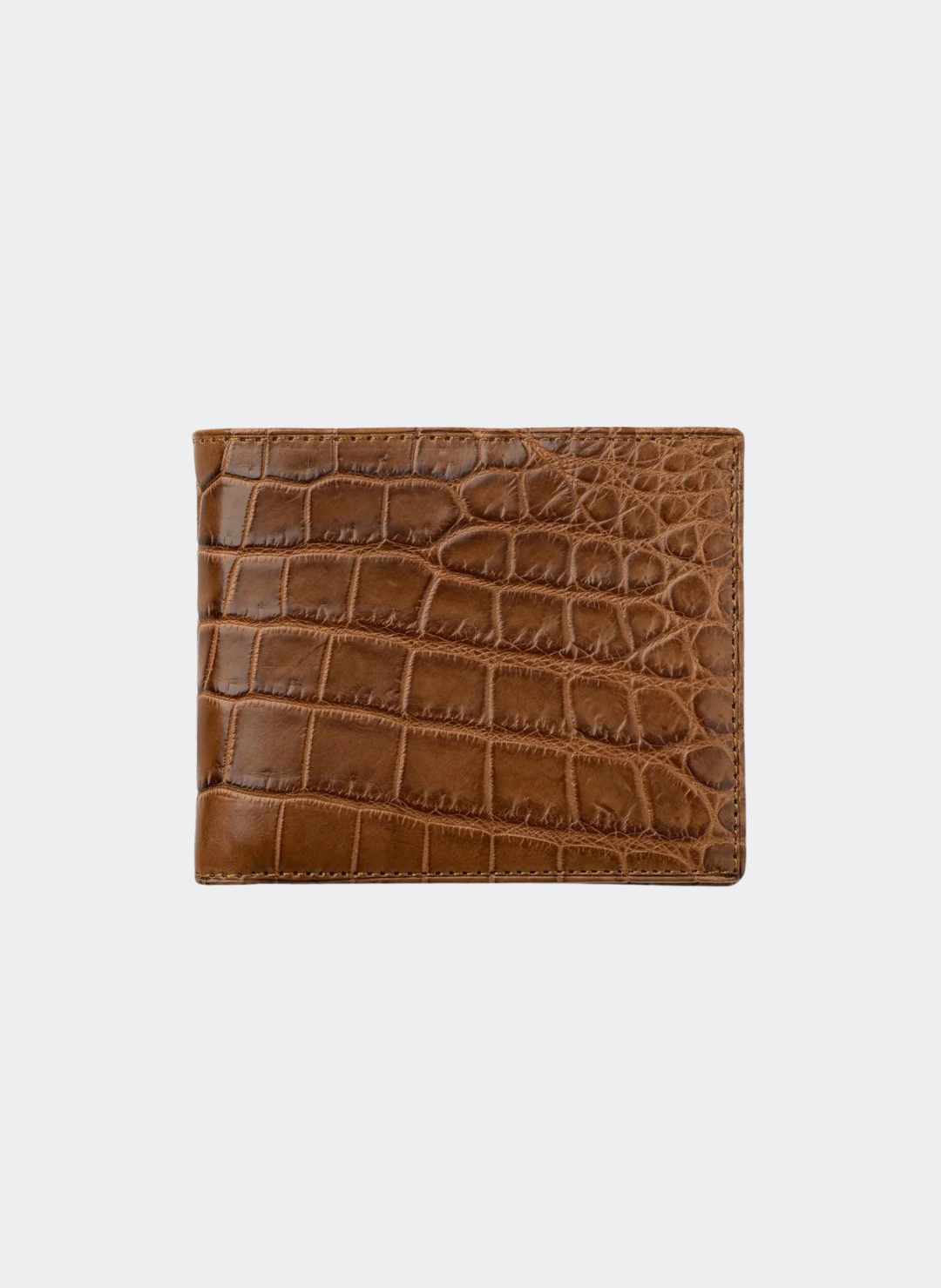 Ghurka Classic Wallet No. 101 In Chestnut Crocodile