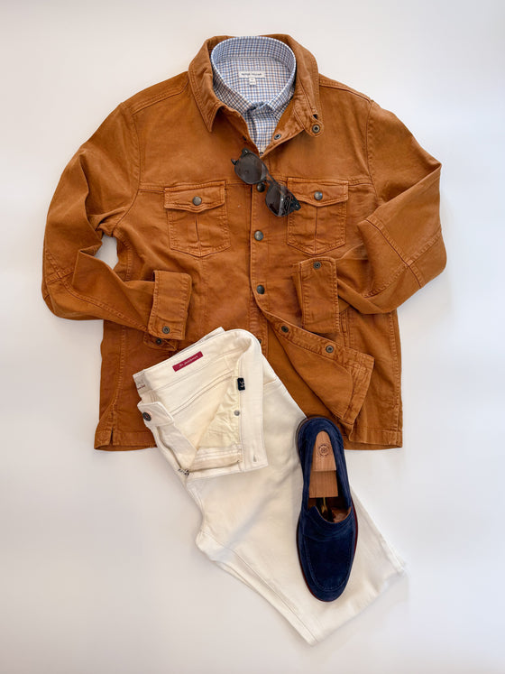 Teleria Zed Sawyer Jacket In Papaya