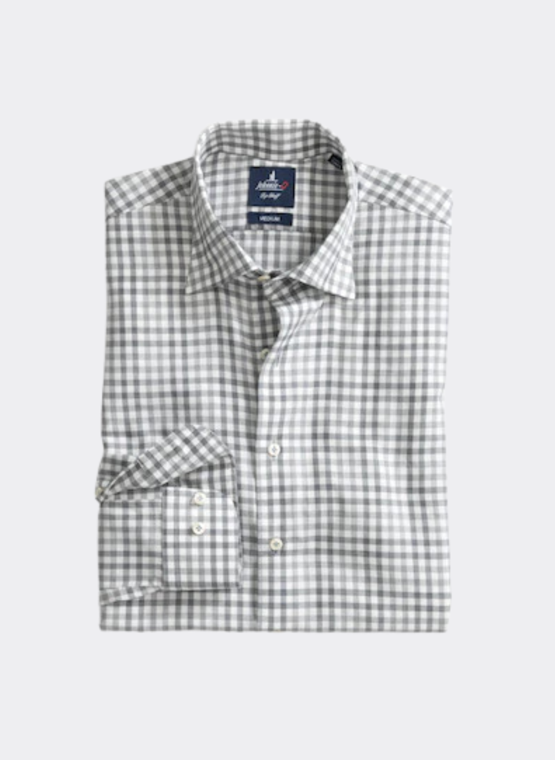 Johnnie-O Kionn Top Shelf Button Down Shirt In Gray