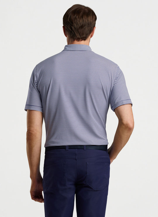 Peter Millar Hales Performance Jersey Polo In Navy
