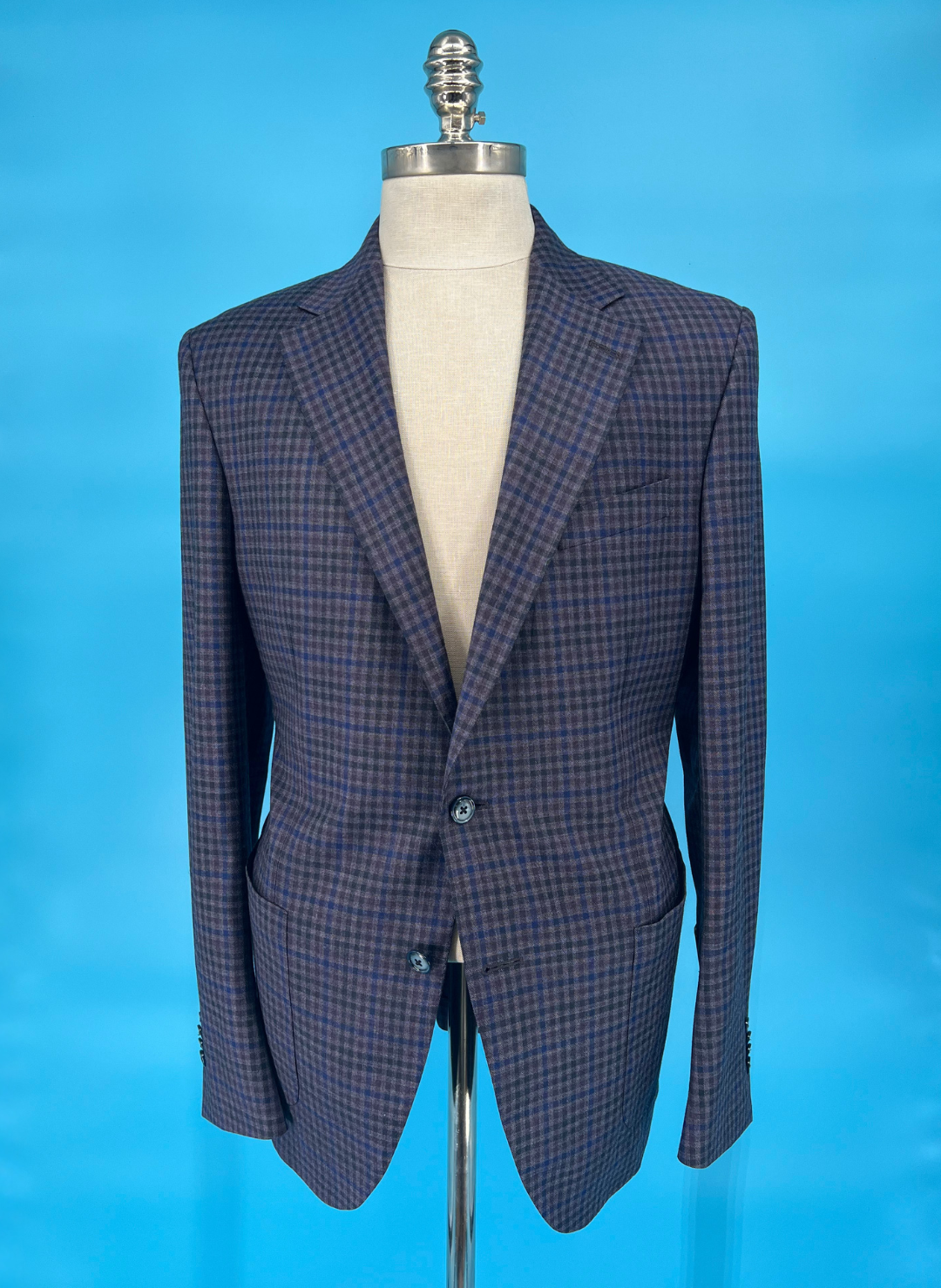 The Oxford Shop Multi Check Plum Jacket