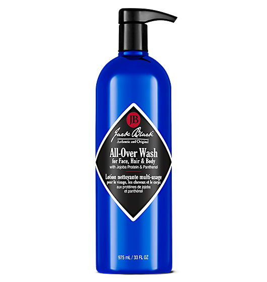 Jack Black All-Over Wash for Face, Hair & Body - 33OZ