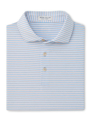 Brooks Performance Jersey Polo In Cottage Blue