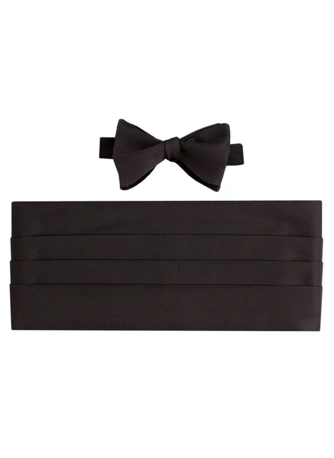 Black Satin Cummerbund