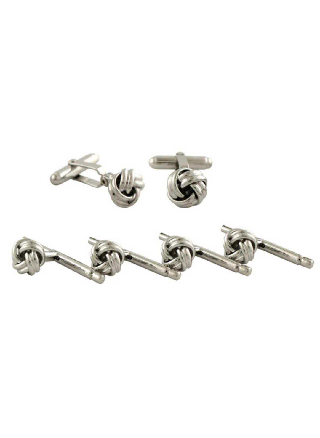 Silver Knot Brass Studs