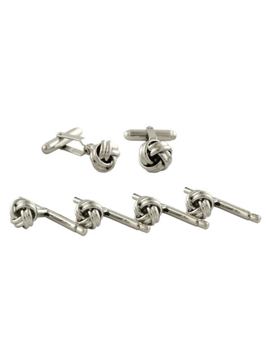 Silver Knot Brass Studs