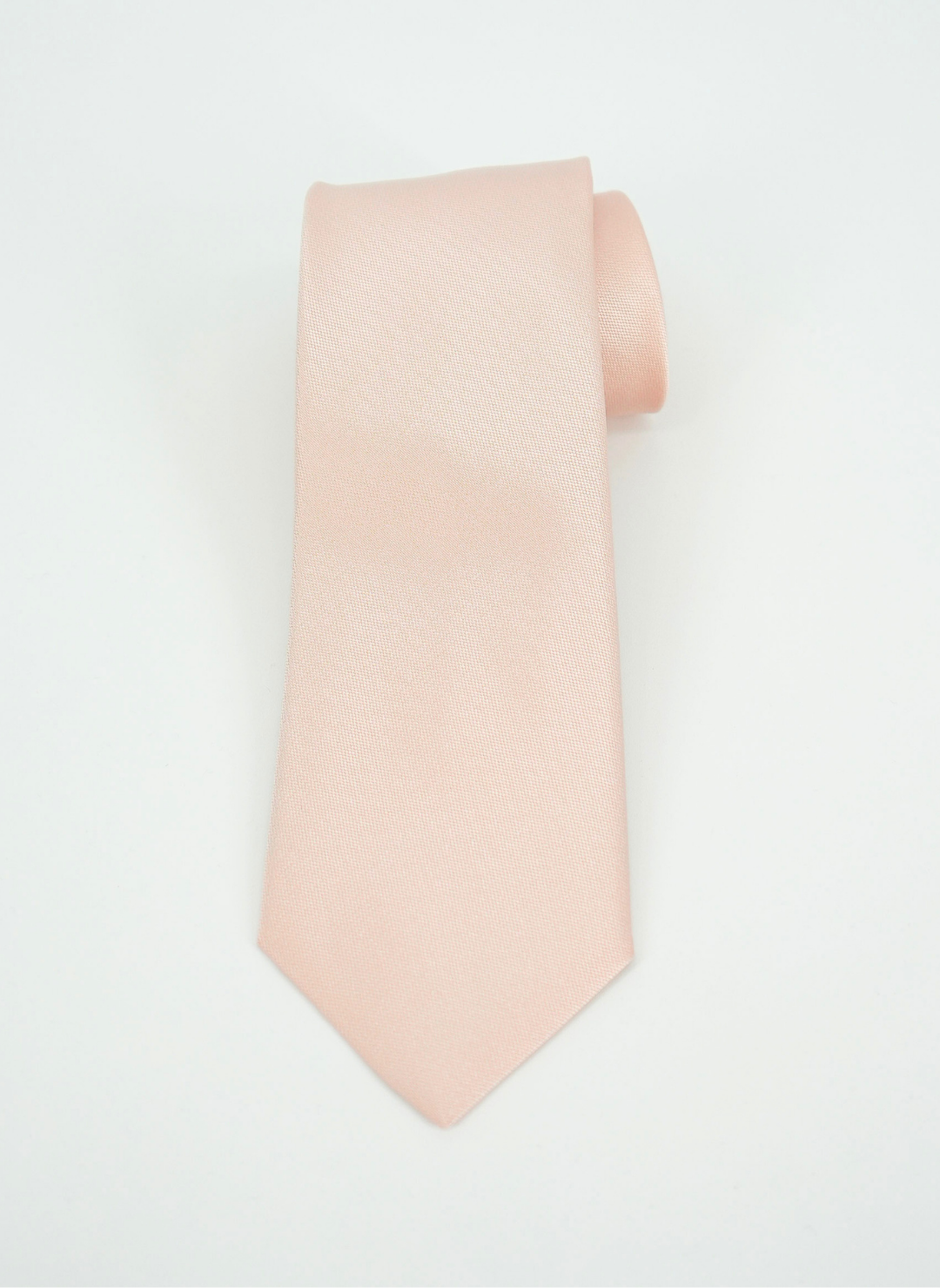 Silk Tie In Light Orange Sherbet