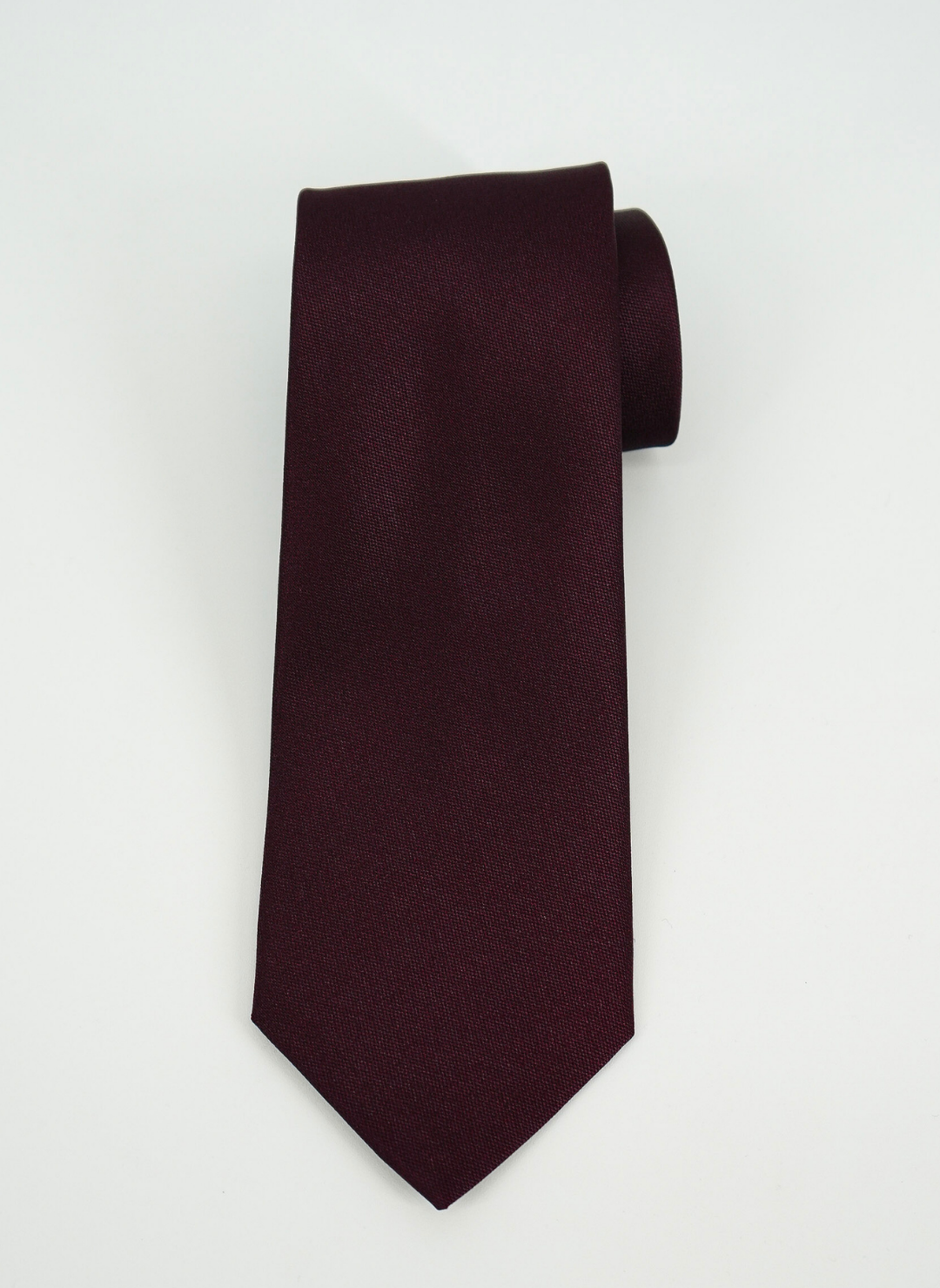 Silk Tie In Maroon