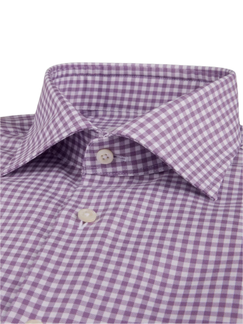 Stenströms Light purple Checked Twill Shirt