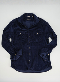Navy Corduroy Shirt