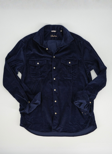 Navy Corduroy Shirt