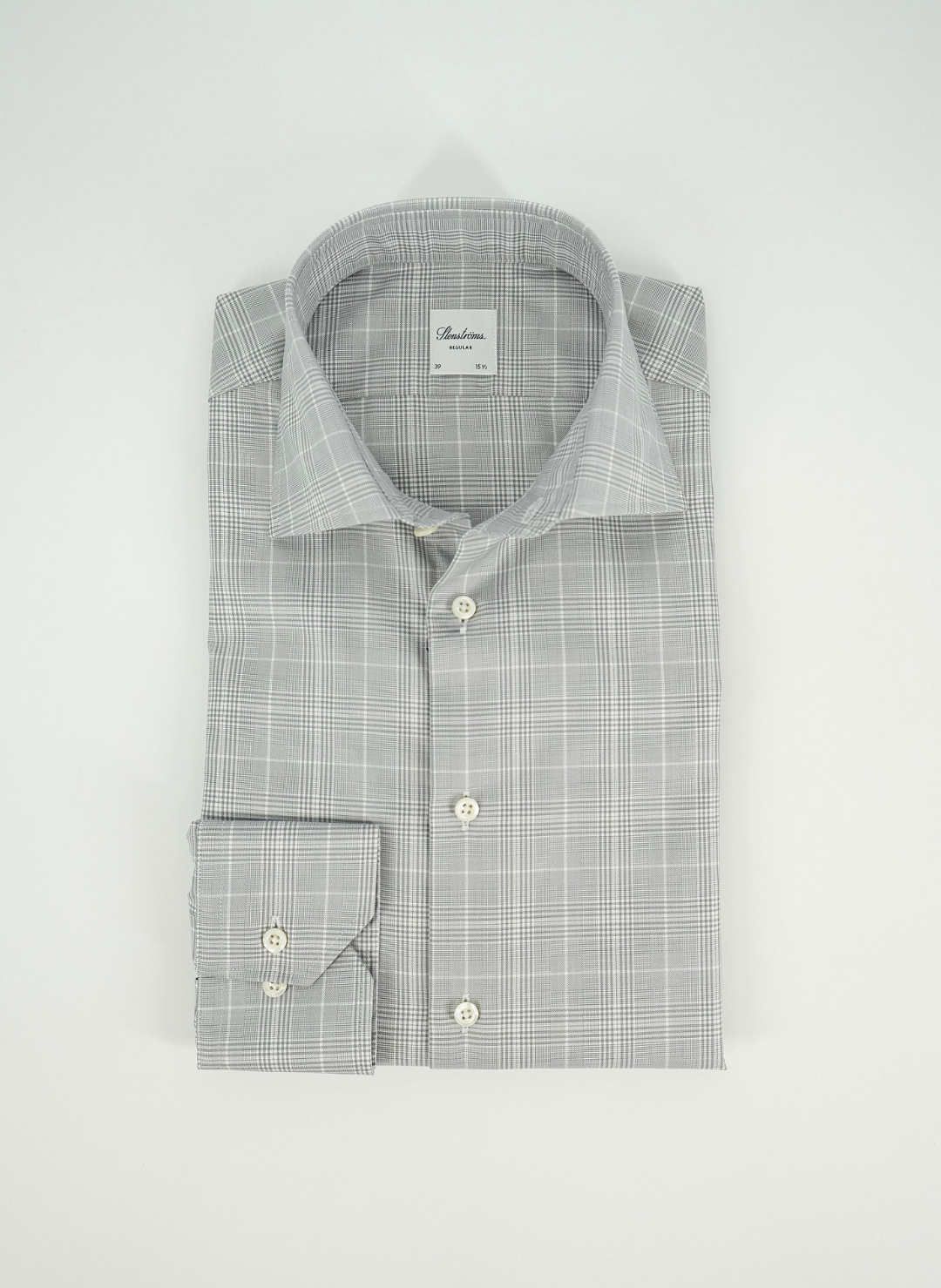 Light Grey Checked Shirt