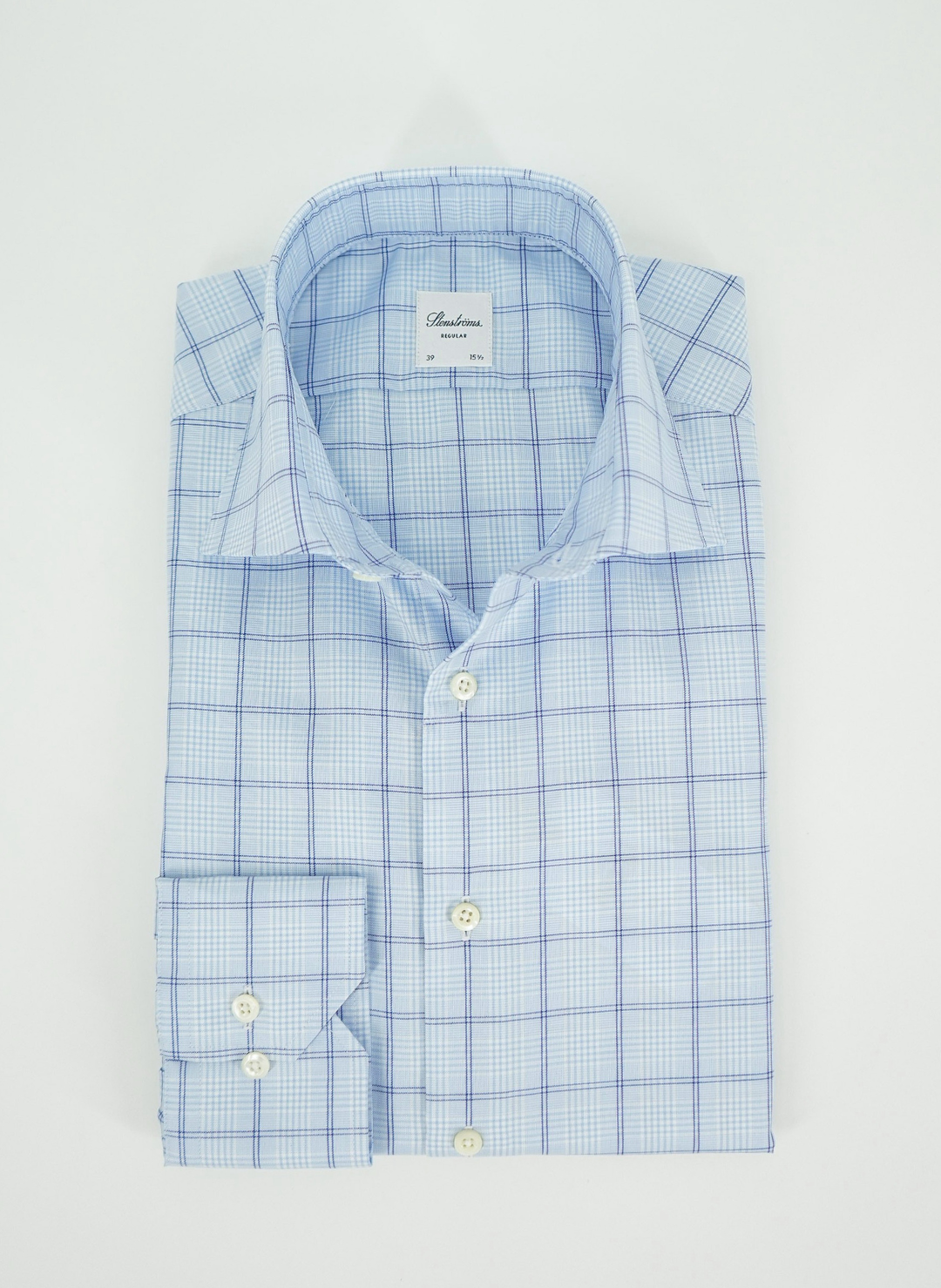 Dark Blue Checked Shirt