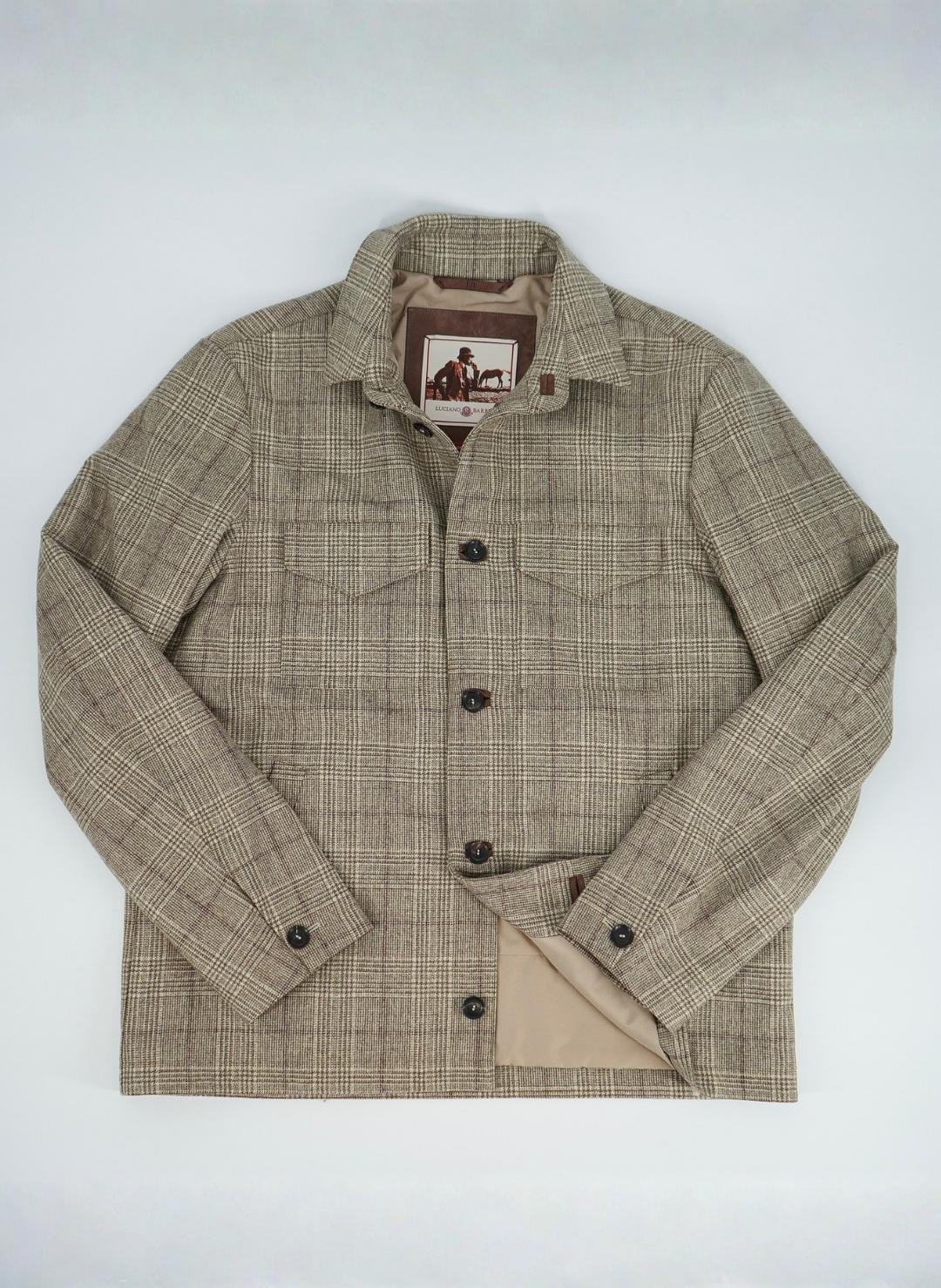 Brown Glen Plaid Jacket