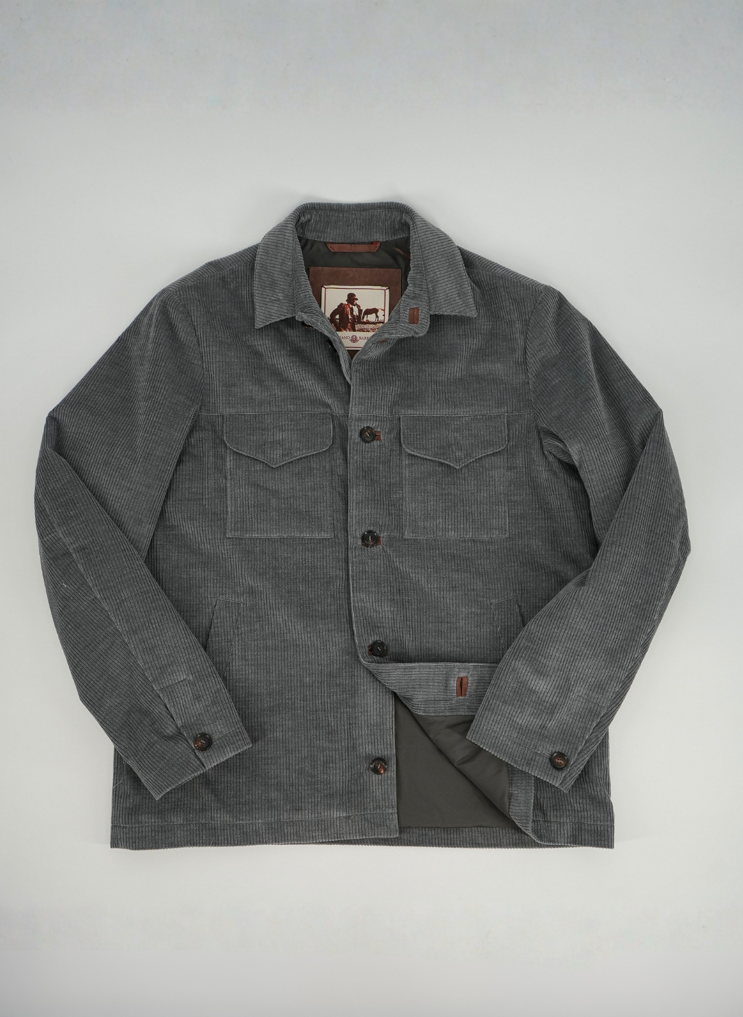 Grey Corduroy Jacket