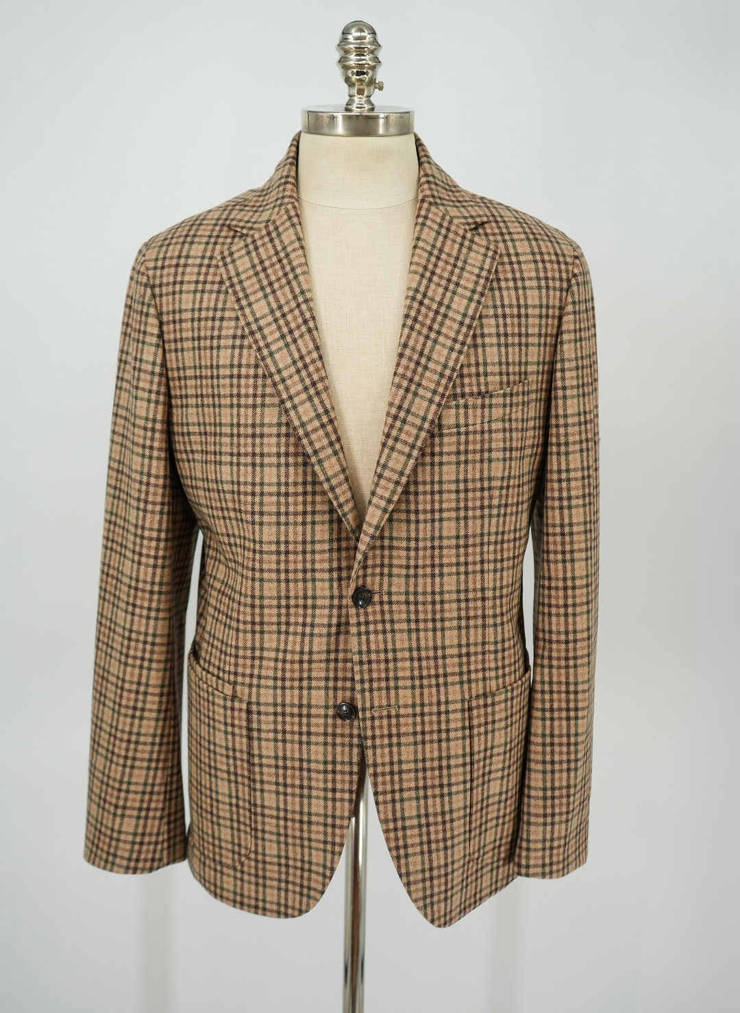 Brown Plaid Soft Jacket