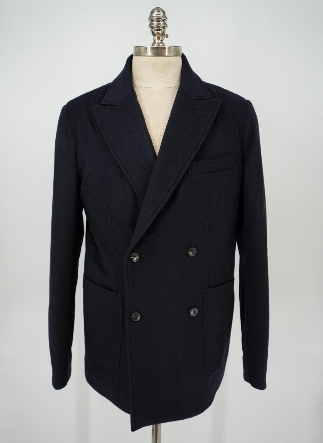 Navy Wool Peacoat