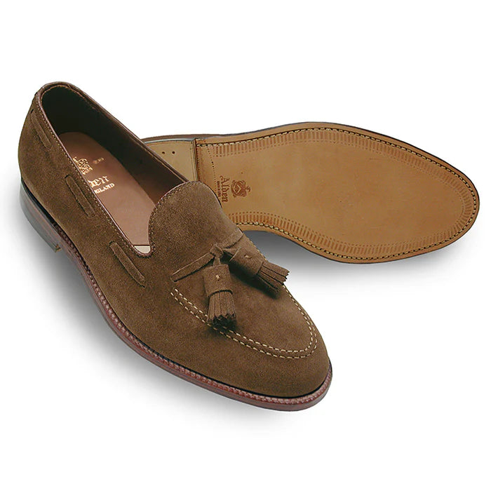 Alden Snuff Suede Tassel Loafer