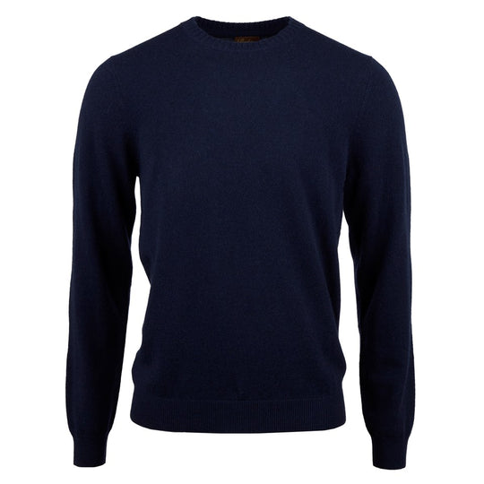 Stenströms Navy Cashmere Crew Neck