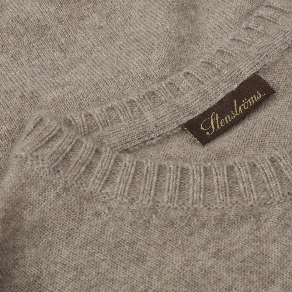 Stenströms Beige Cashmere Crew Neck