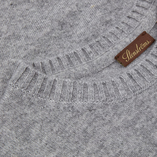 Stenströms Grey Cashmere Crew Neck