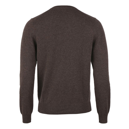 Stenströms Brown Cashmere V-Neck