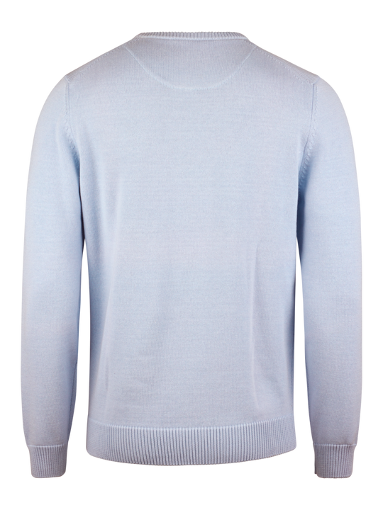 Light blue Crew Neck Sweater