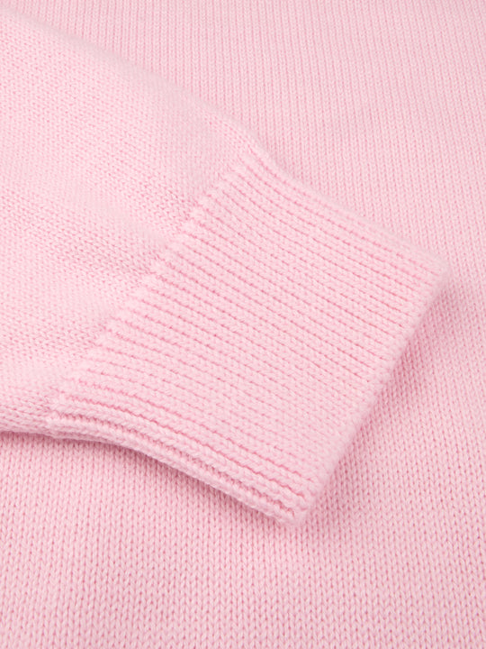 Light pink Crew Neck Sweater