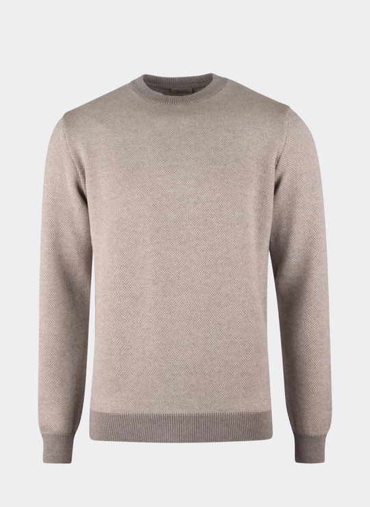 Stenströms Light Brown Merino Wool Sweater
