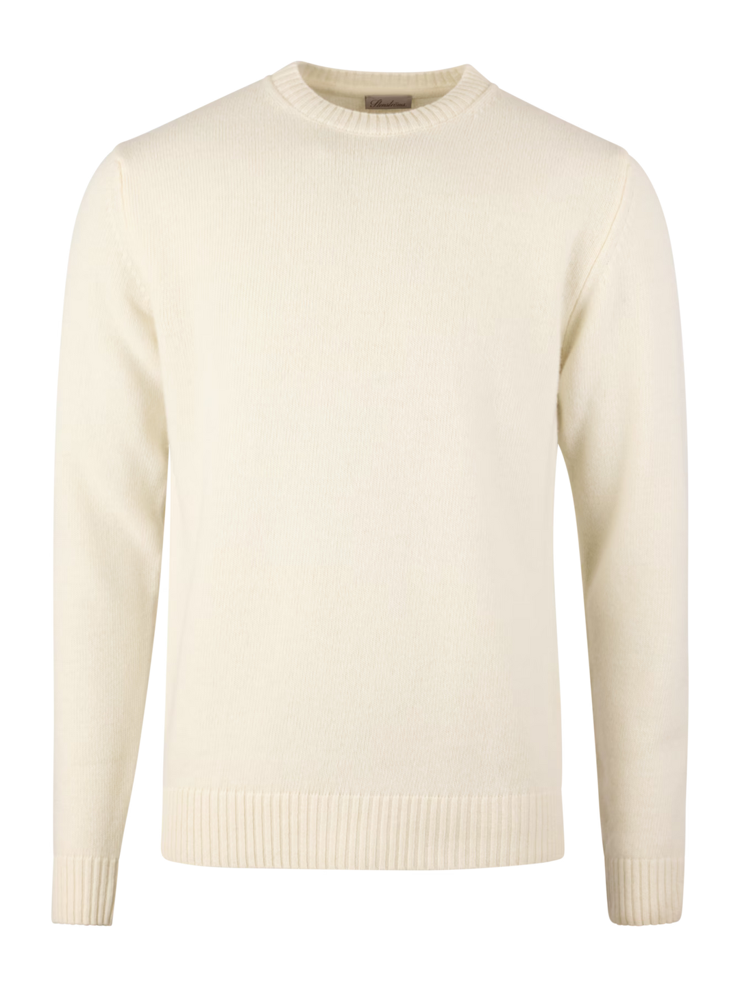 Offwhite Carded Merino Wool Sweater