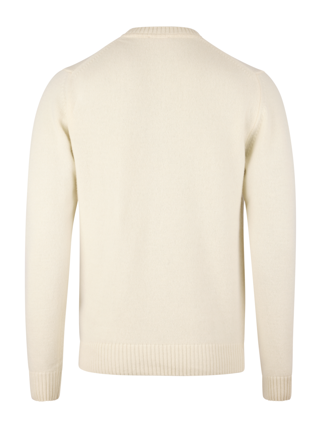 Offwhite Carded Merino Wool Sweater