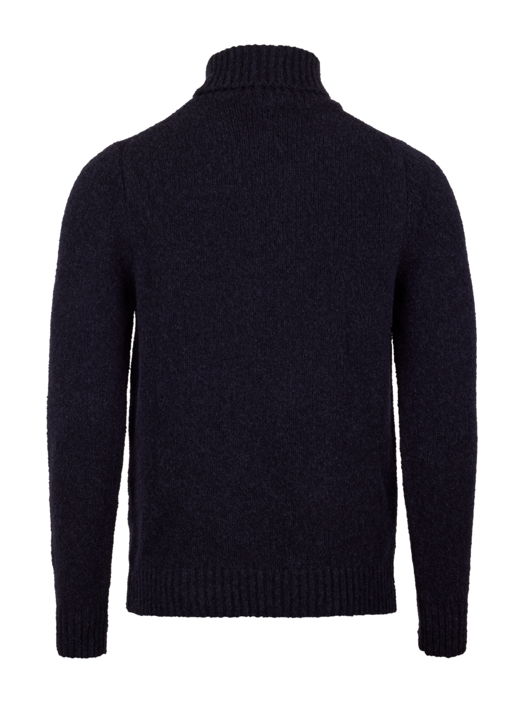 Stenströms Navy Chunky Merino Wool Roll Neck Sweater
