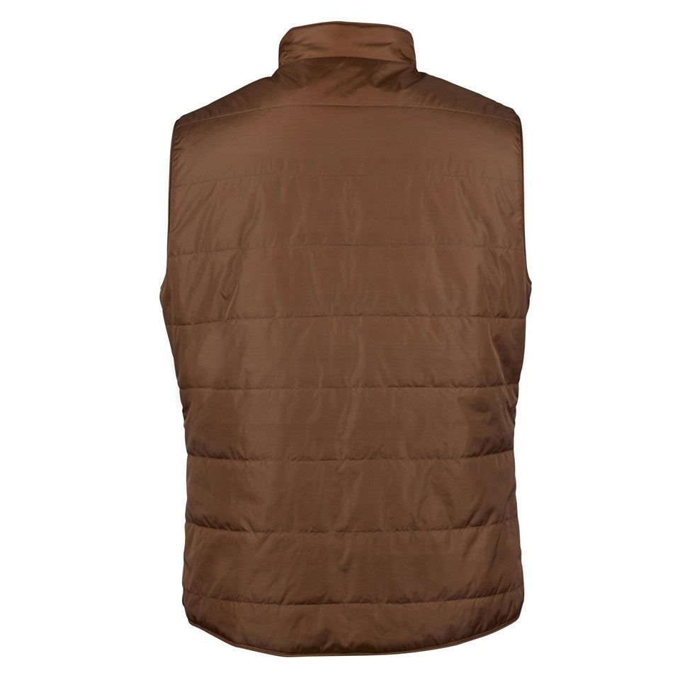 Stenströms Brown Quilted Vest
