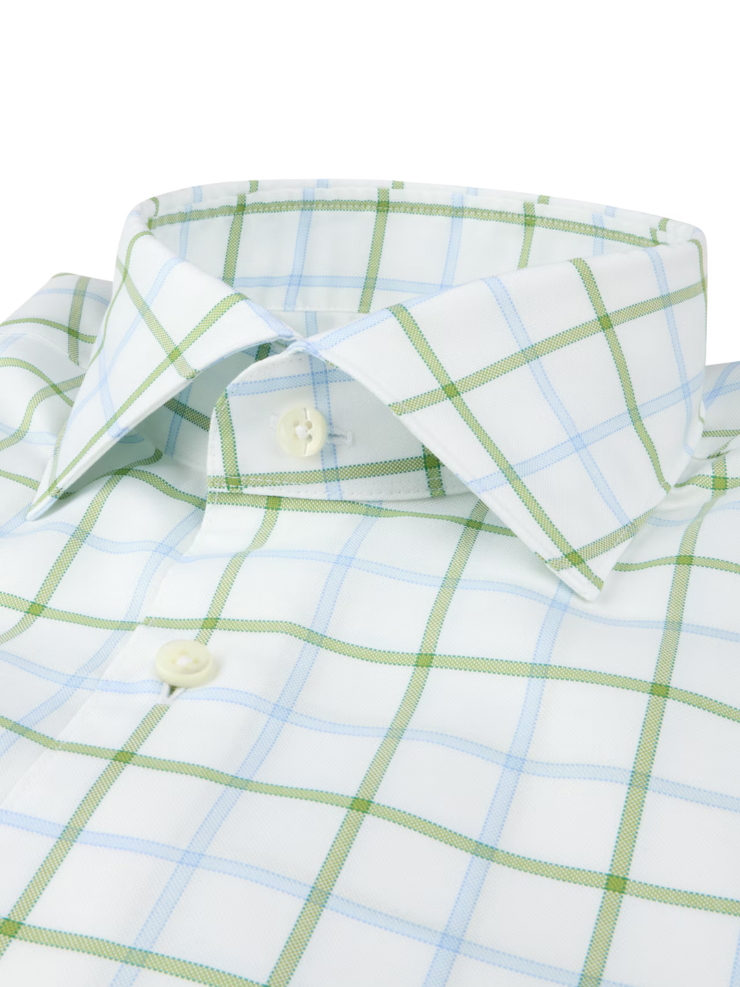 Light green Checked Oxford Shirt