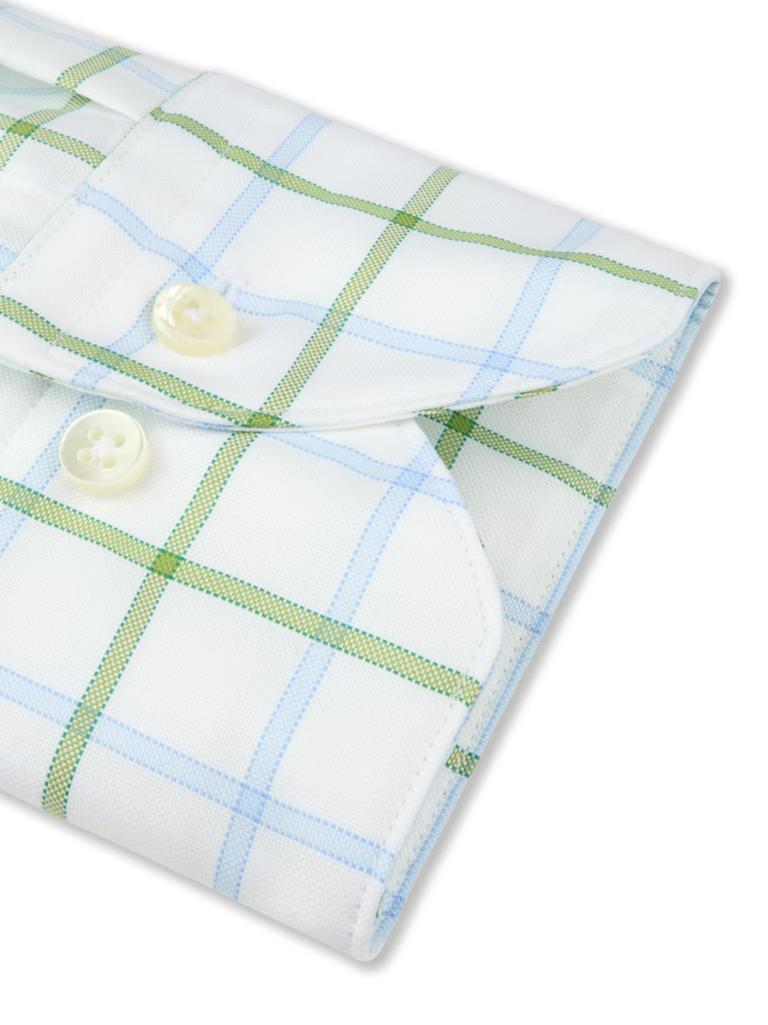 Light green Checked Oxford Shirt