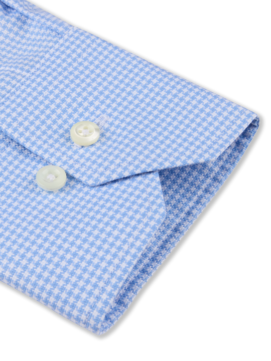 Blue Checked Oxford Shirt