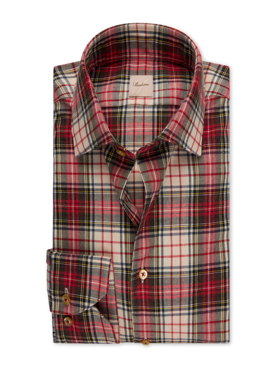 Red Checked Flannel Shirt
