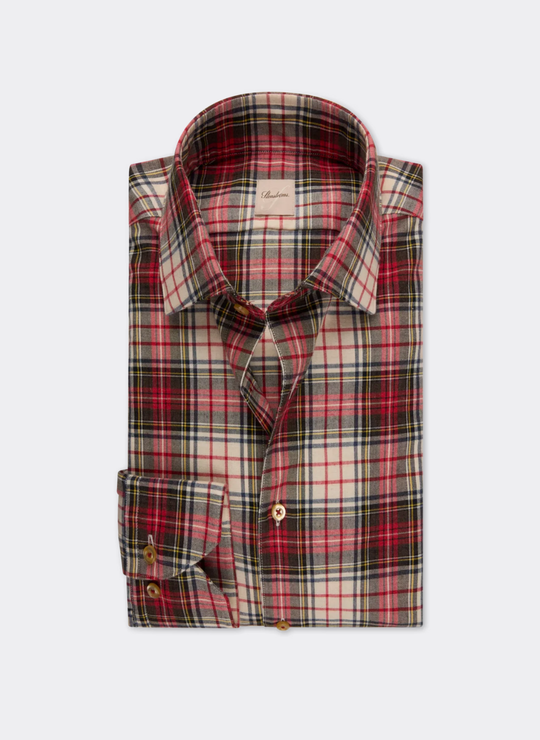 Red Checked Flannel Shirt