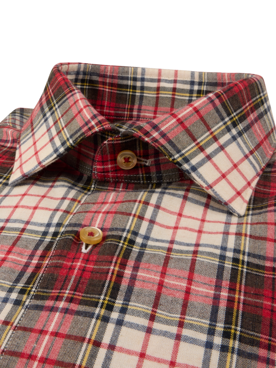 Red Checked Flannel Shirt
