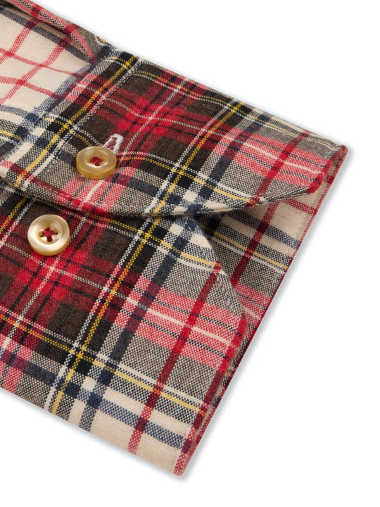 Red Checked Flannel Shirt