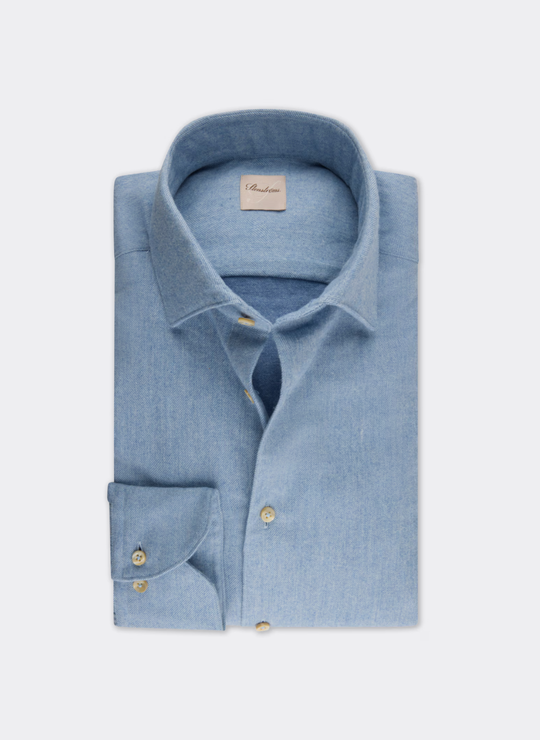 Stenströms Blue Flannel Shirt