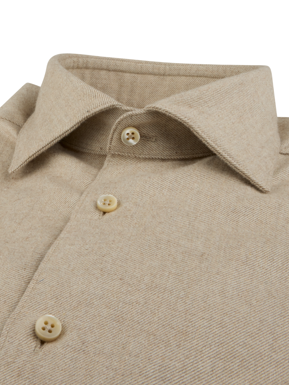 Stenströms Beige Flannel Shirt