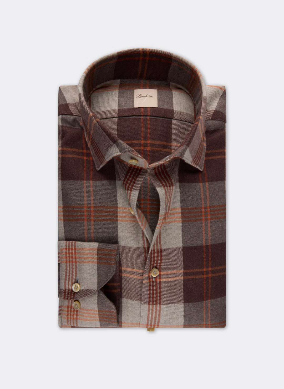 Brown & Spice Plaid Shirt