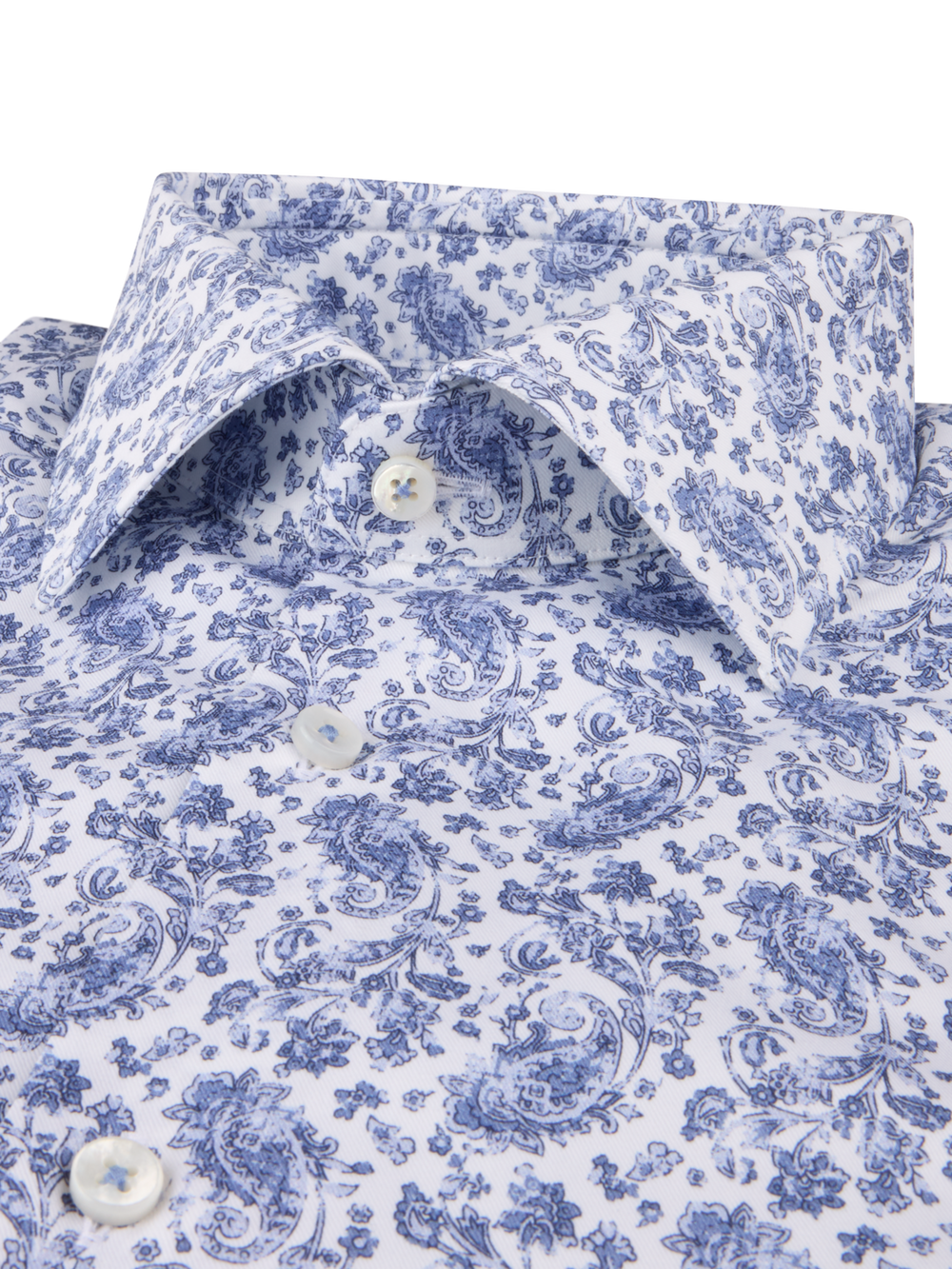 Blue Patterned Shirt
