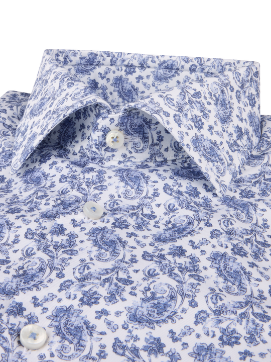 Blue Patterned Shirt