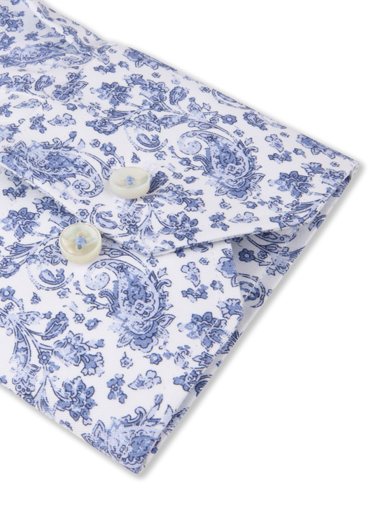 Blue Patterned Shirt