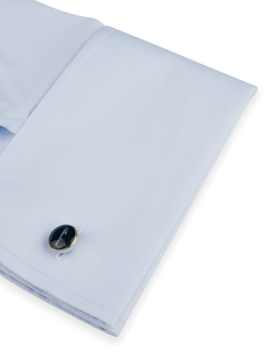Light blue Twill Shirt with French Cuff