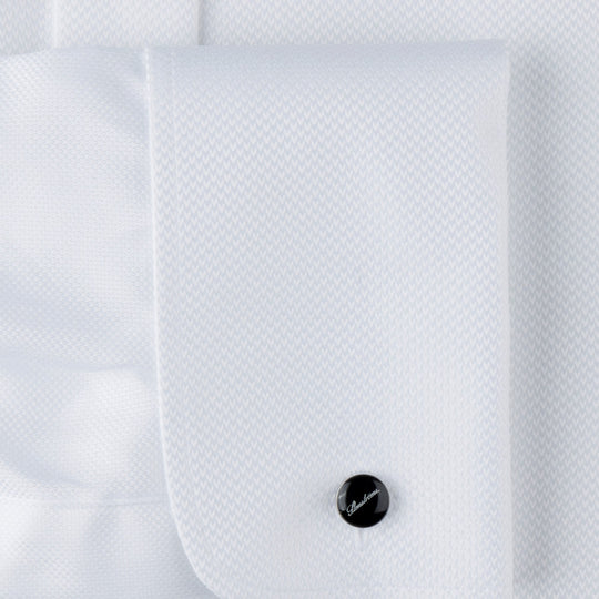 Stenströms White Evening Shirt With French Cuffs