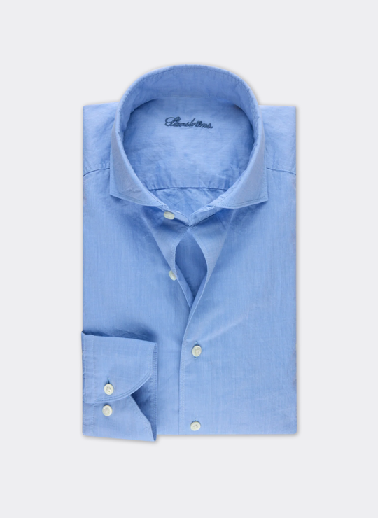 Blue Poplin Shirt