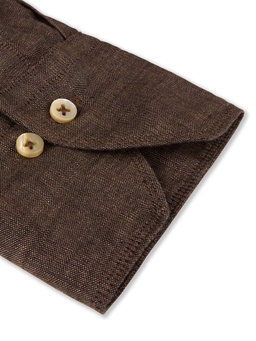 Dark Brown Linen Shirt